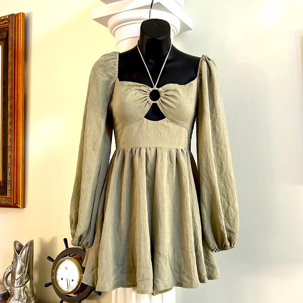 Princess Polly Blake Romper Khaki Green - 🌸🌺NEW w/tags - Picture 1 of 6